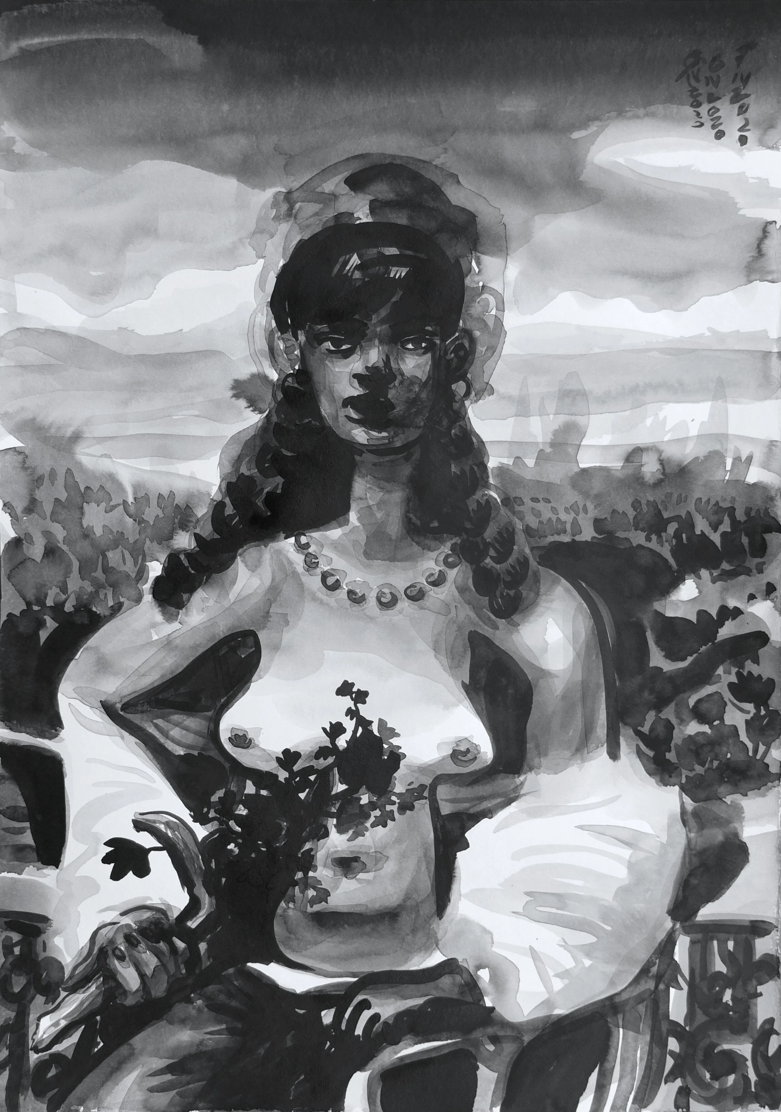 Étude pour Lucrèce 3