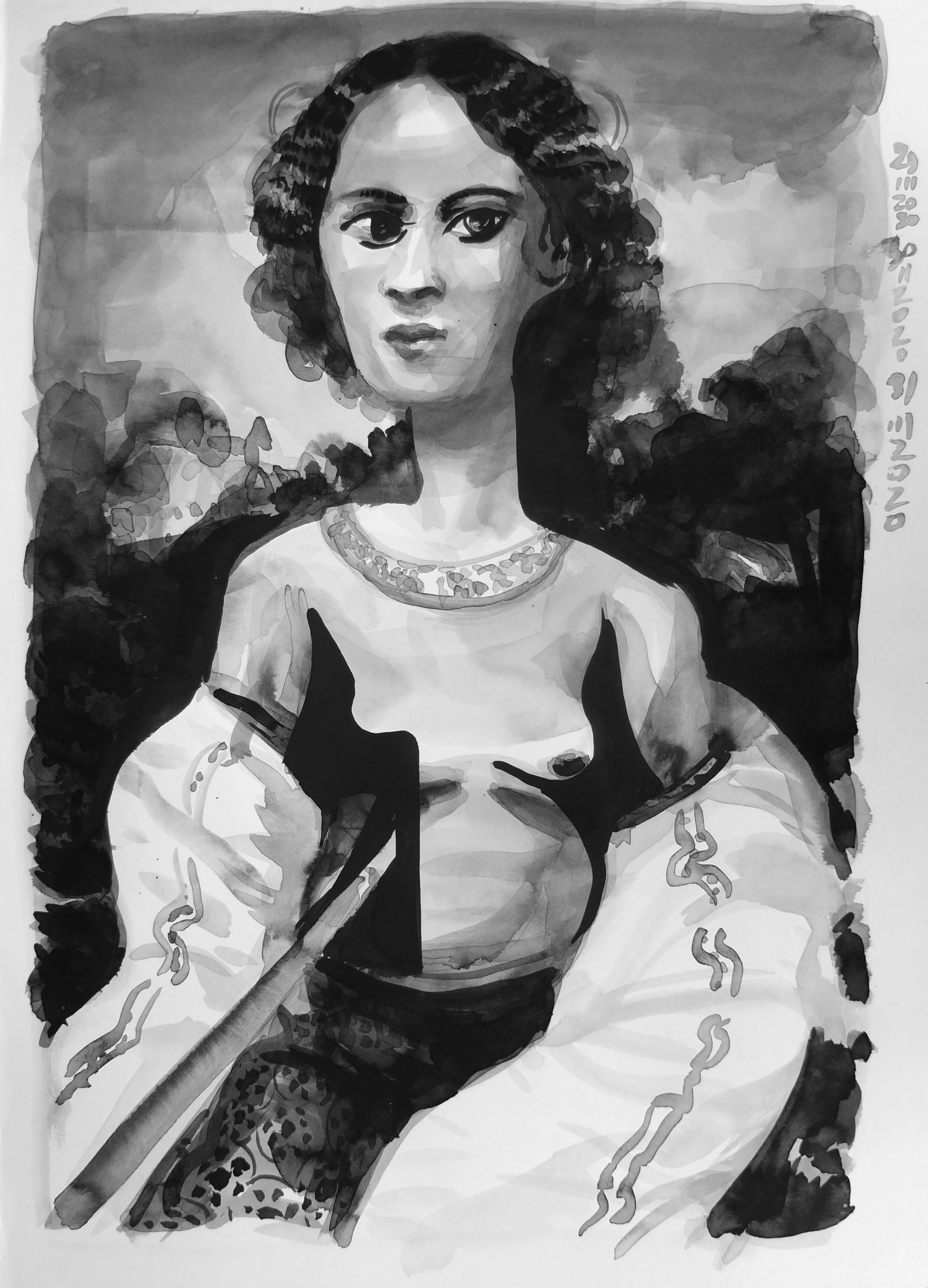 Étude pour Lucrèce 1