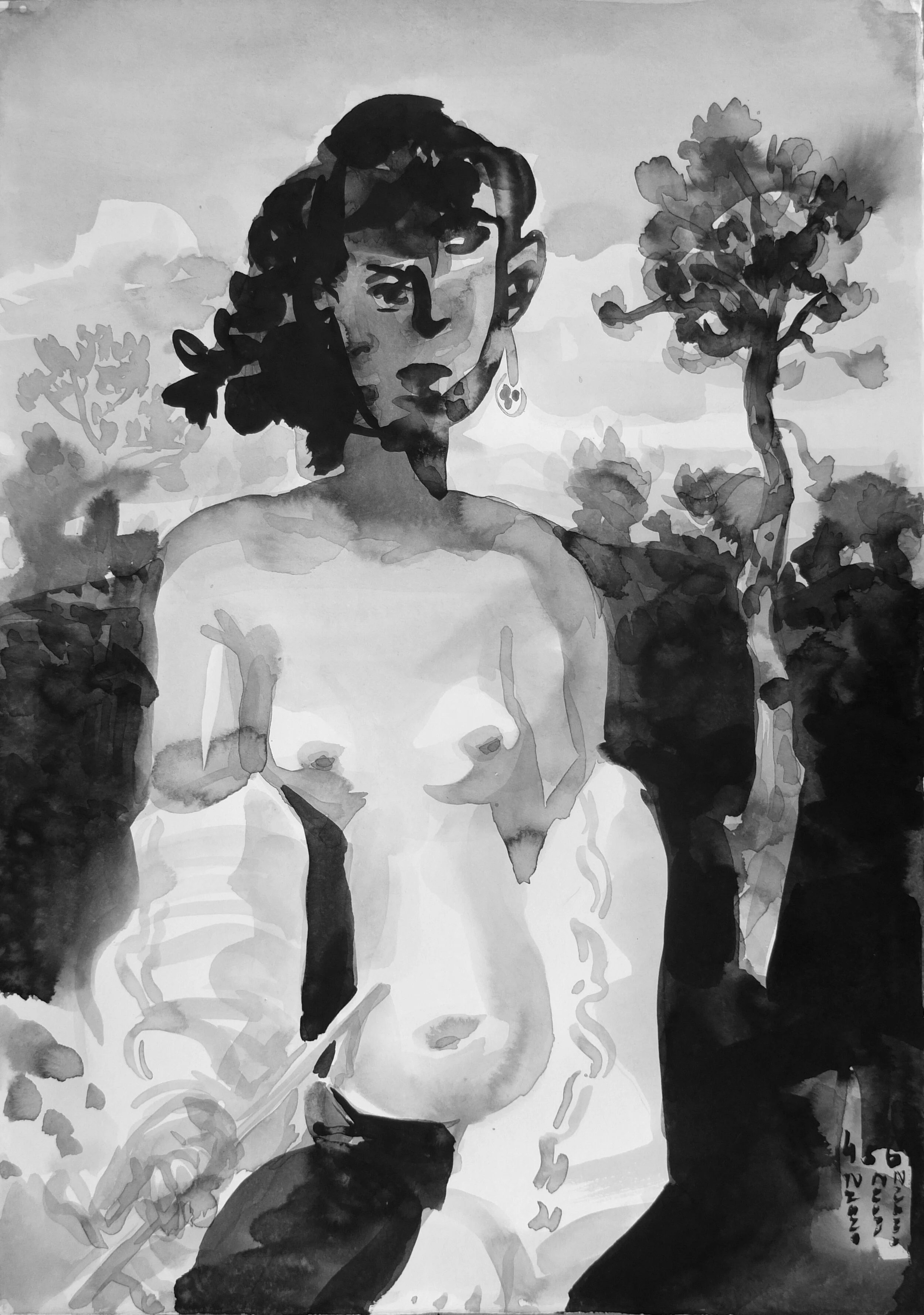 Étude pour Lucrèce 2