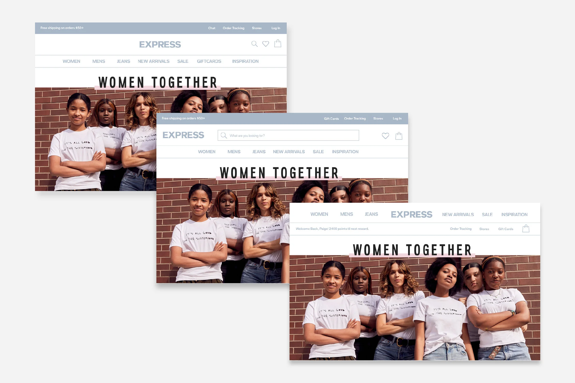 I explored (above) a 3 tiered approach at first to fit all the requirements from different internal teams. We were able to negotiate by adding a lot of information into a courtesy navigation.