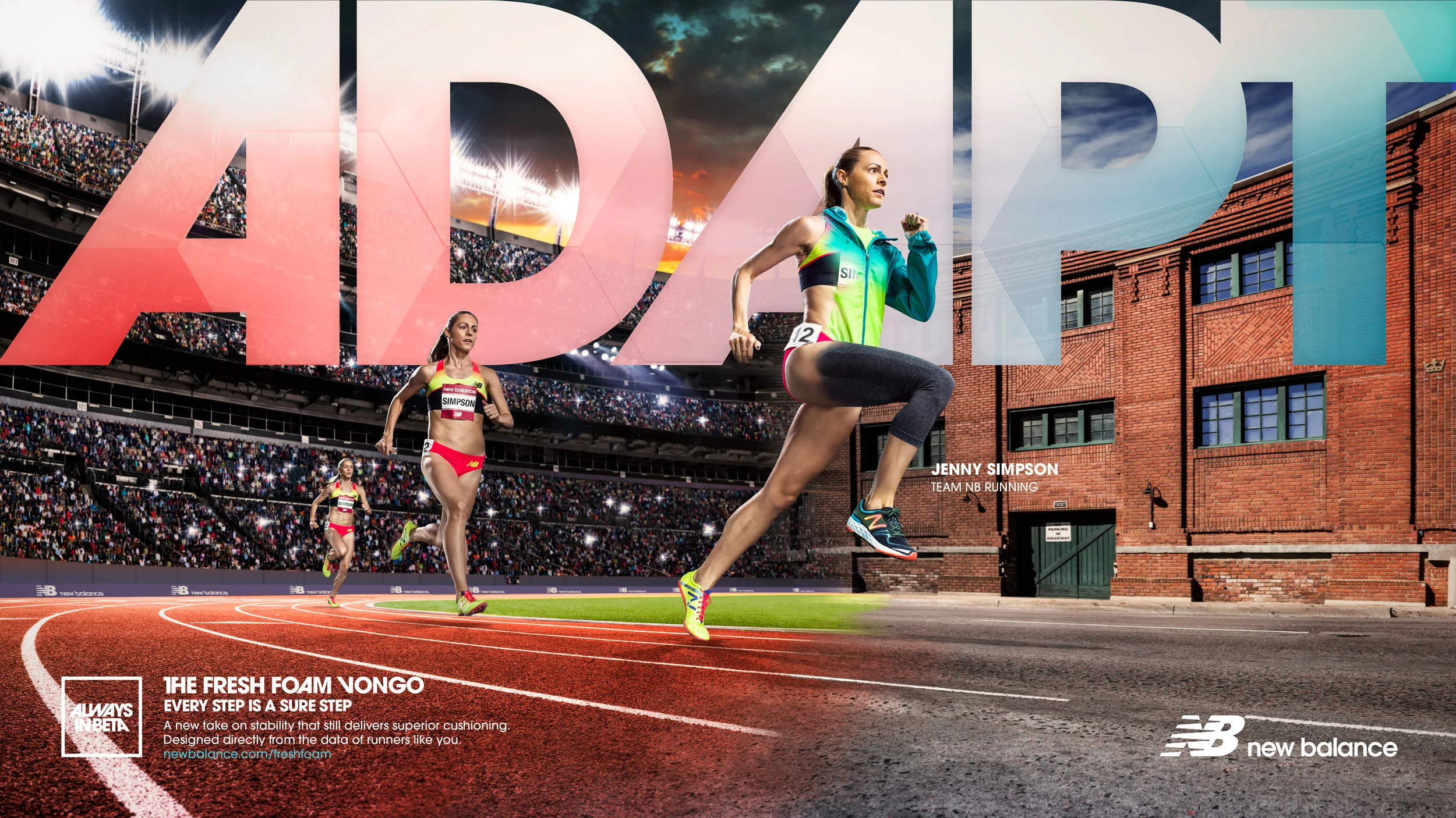  Olympian Jenny Simpson for New Balance 