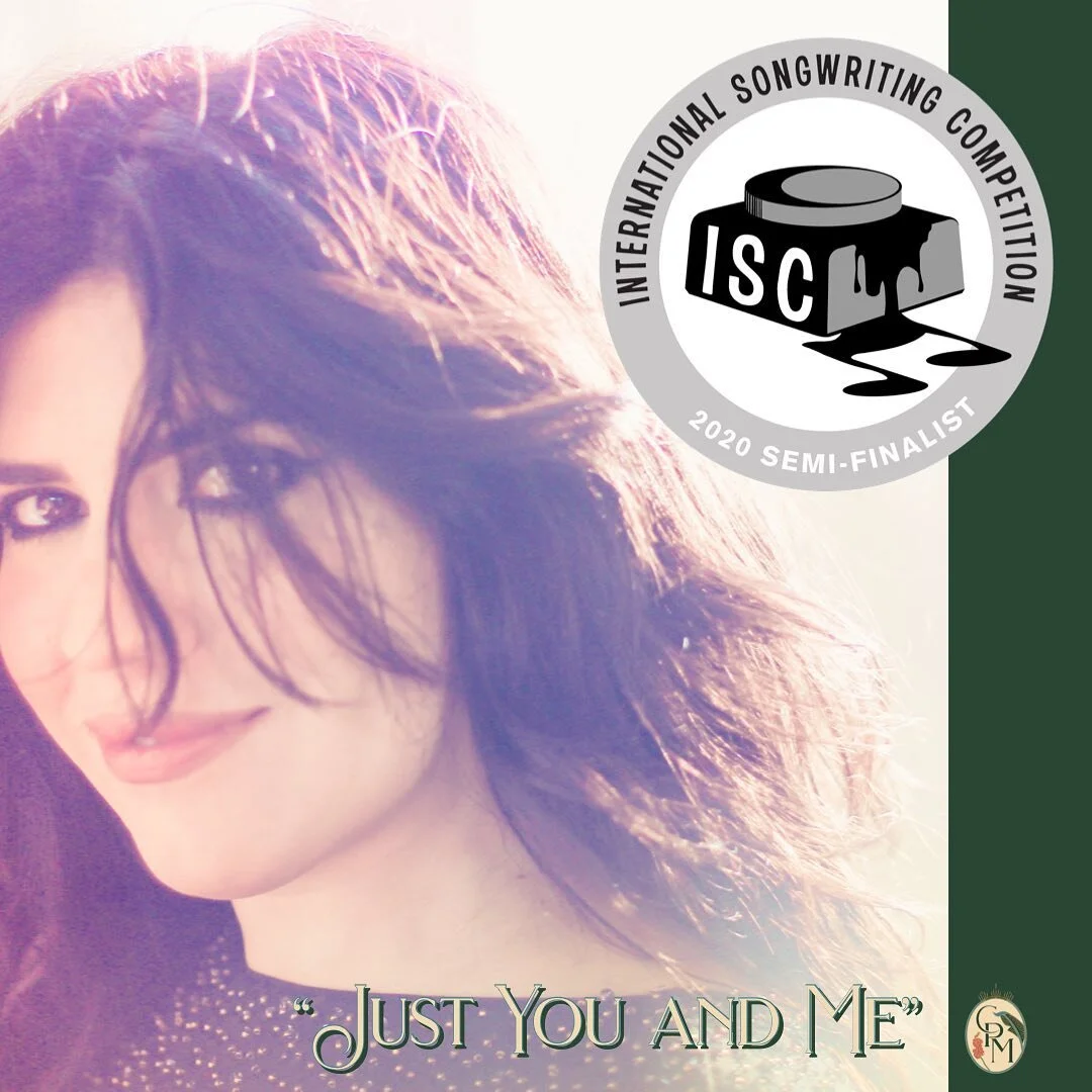 🎵Cristina&rsquo;s original song, &ldquo;Just You and Me&rdquo;, has been selected as a Semi Finalist in the 2020 International Songwriting Competition!

✍🏼With around 30,000 entries from around the world, Cristina is honored that her song was selec