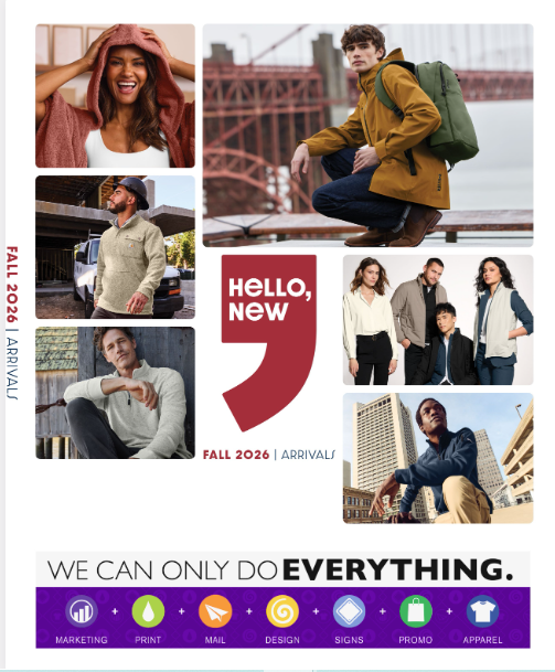 Allegra Marketing Merchandise "Fall Collection" catalog cover.