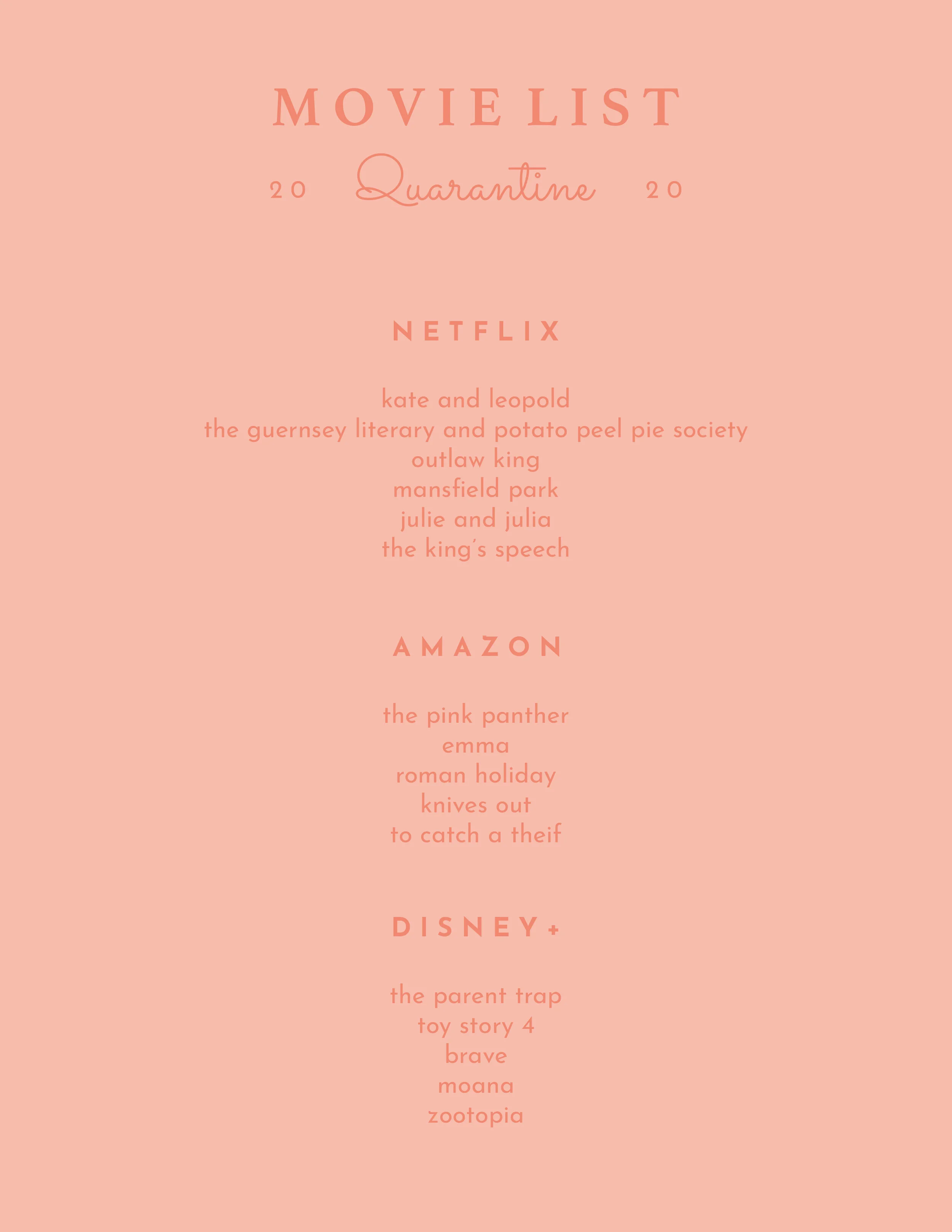 WHAT TO WATCH ON NETFLIX, AMAZON, AND DISNEY+