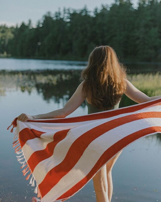 Happy Summer, everyone!  New Hampshire summers are best spent at the lake, and I intend to celebrate the season with my fair share of lake trips.  I will be bringing along my new @serenaandlily beach towel, which I am in love with!  It is so soft and