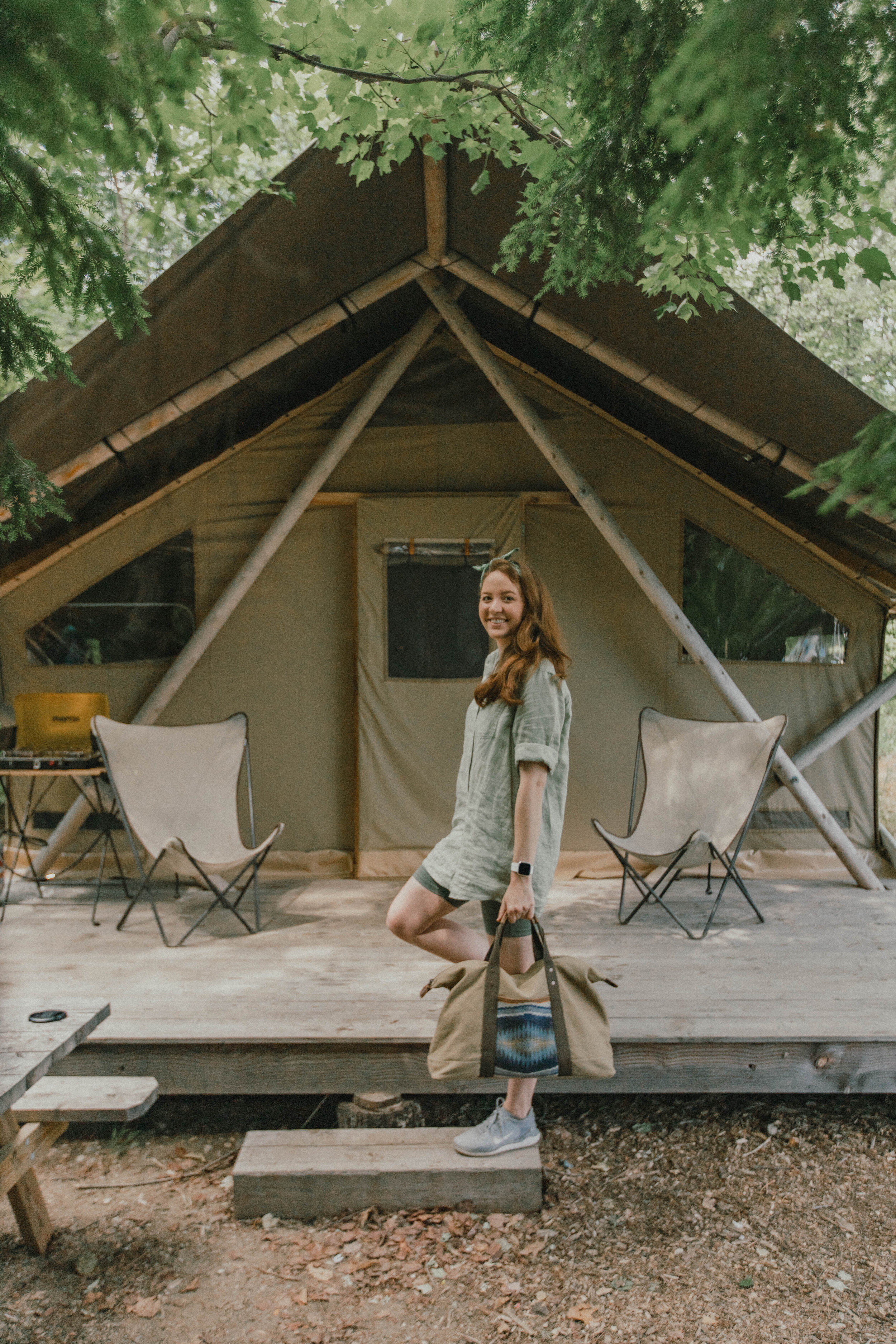 Camping in the White Mountains, Girls Camping Trip, New England, Travel, Glamping