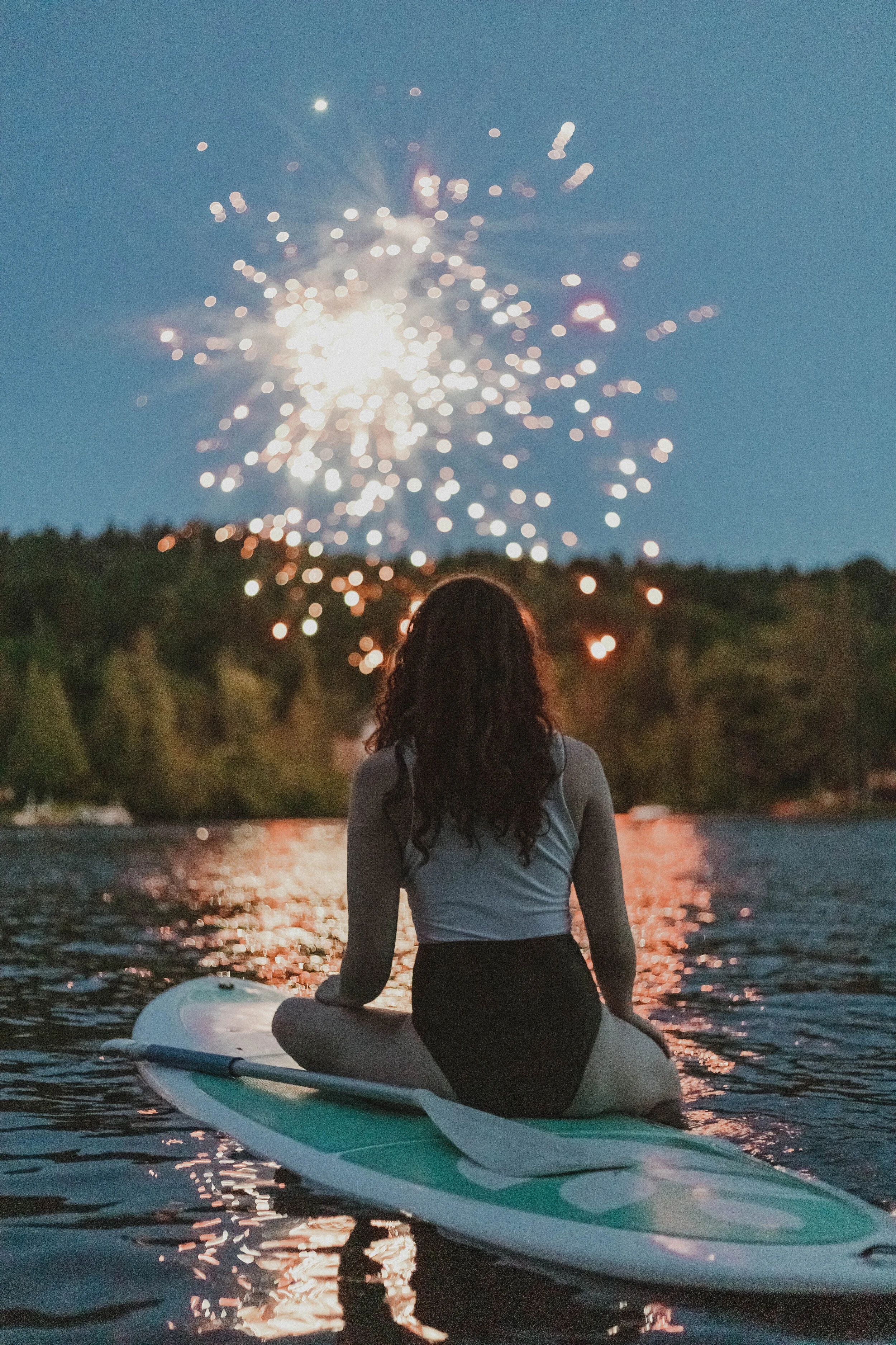 4th of july, lake house, cabin, celebration, new england fireworks,