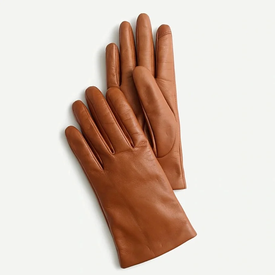 Cashmere Lined Leather Gloves