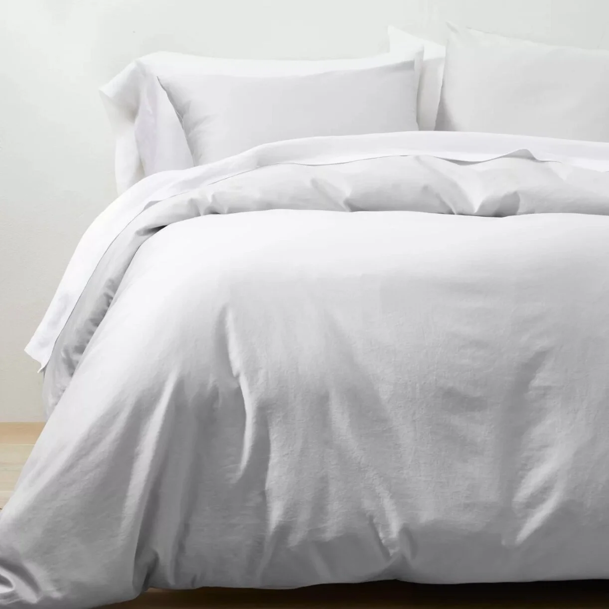 Washed Sateen Duvet Covet Set