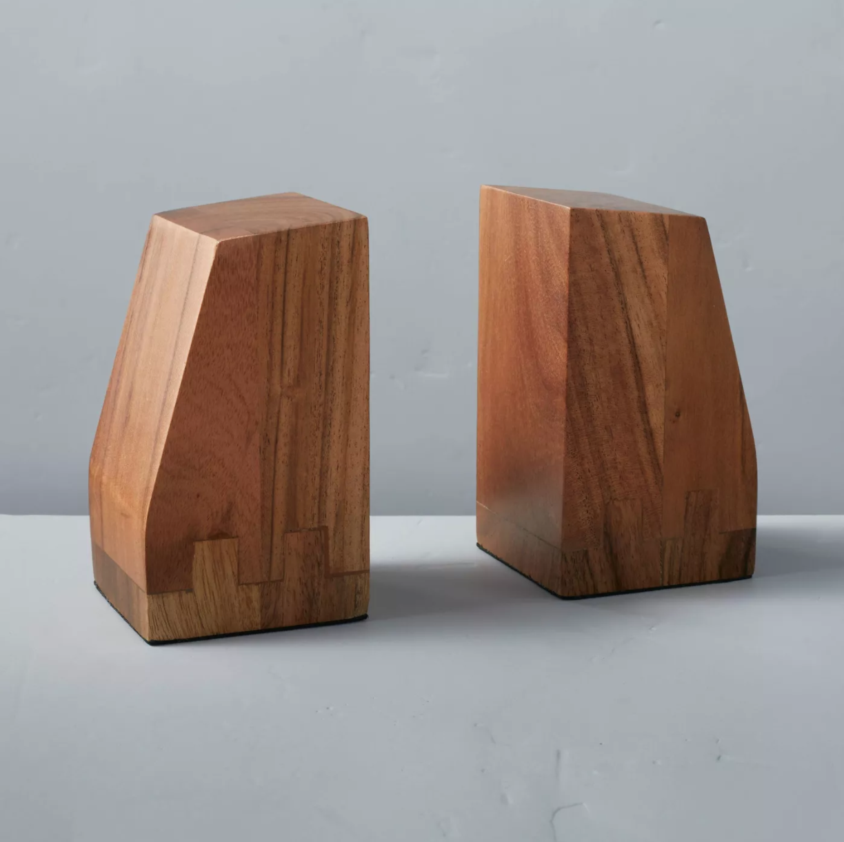 Wood Book Ends