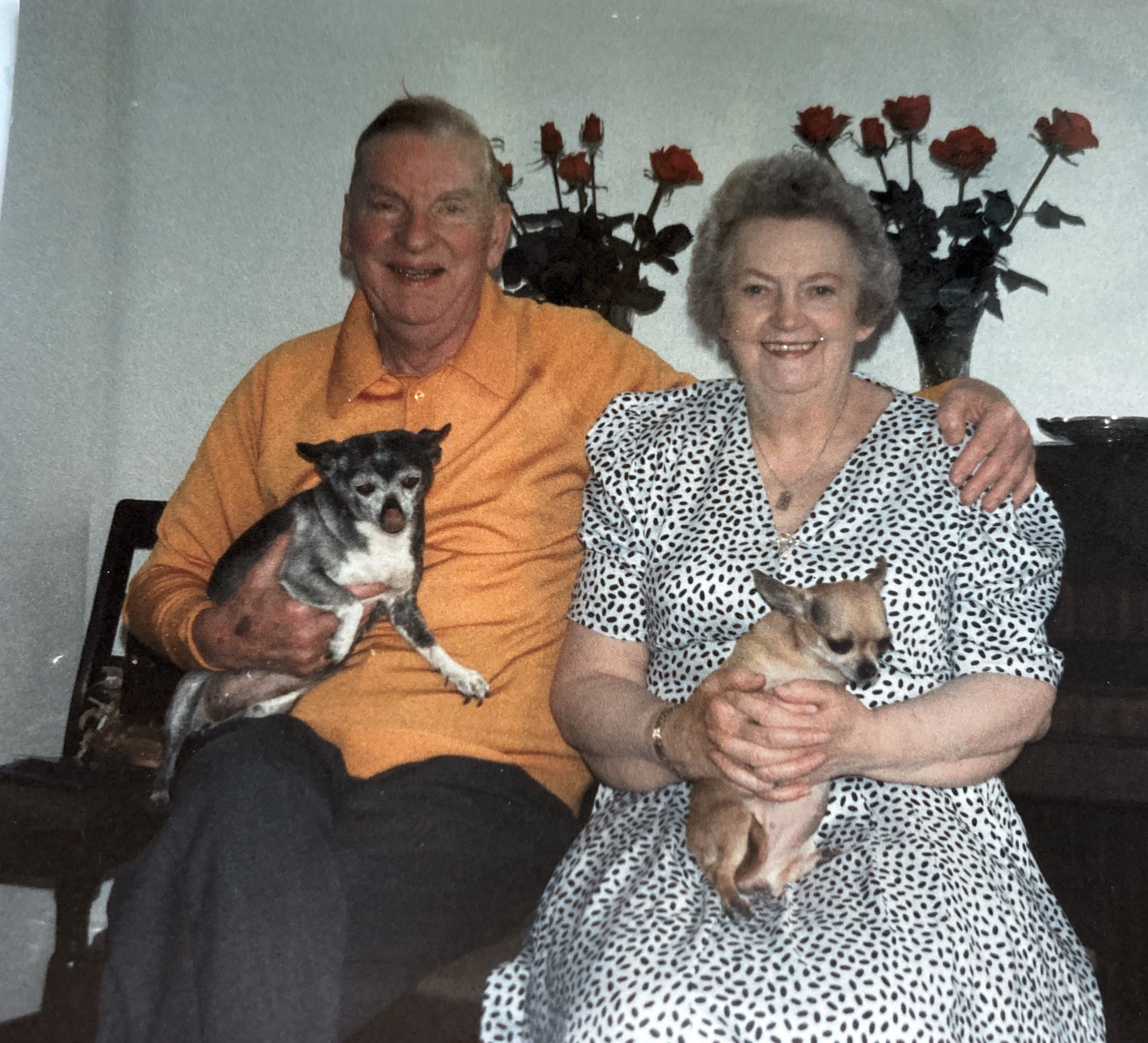 My dear Mum and Dad, Vera and Victor gave me a happy home and encouraged me in every way. - Lindsey Griffin