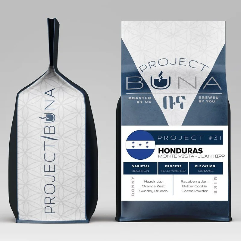 Our 31st project: single origin, fully washed beans from Honduras 🇭🇳 This is Sunday brunch coffee: hazelnuts, orange zest, raspberry jam, butter cookies, and cocoa. Prep for your weekend at the link in our bio!

Drink great coffee,
Donny &amp; Mike