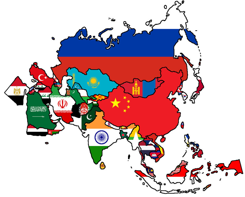 Asia Map with Flags.png