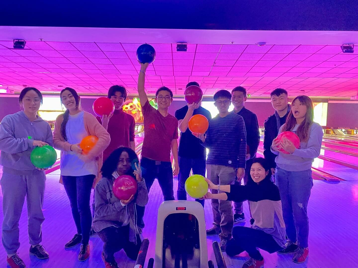 Throw back to our combined grad and undergrad Science and Faith talk where we heard from Dr. Kit Ng and then went bowling after where we got to see people&rsquo;s bowling skills 🎳