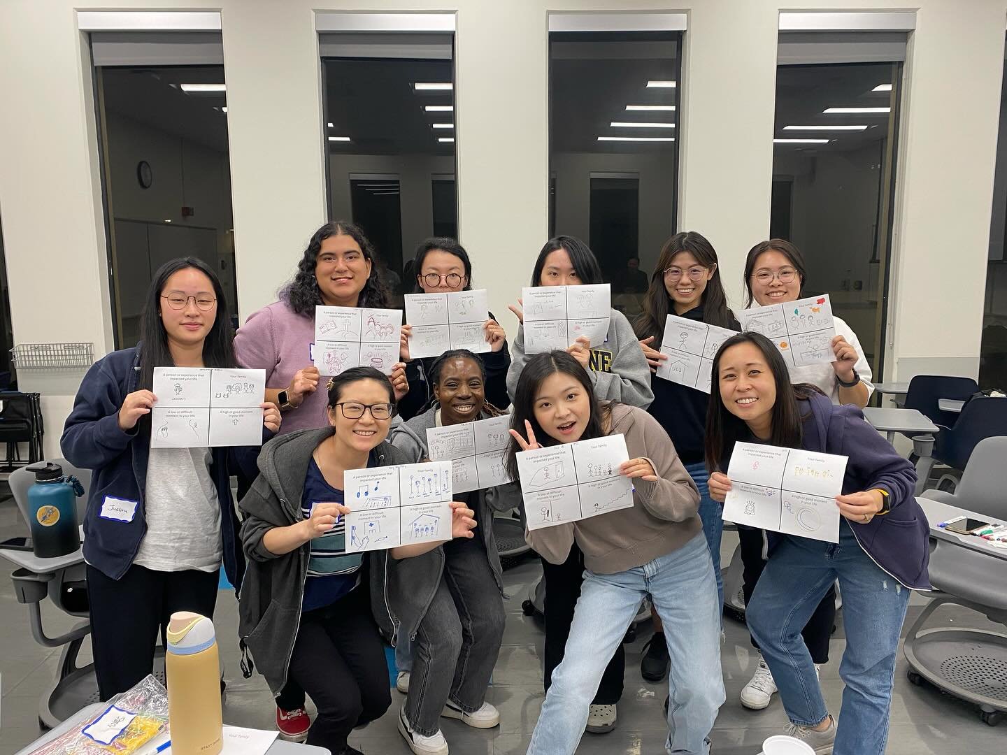 2024.10.11 - Our first Life Group time where we got to know one another by sharing memorable moments from our lives. We also ended the night with some minute-to-win-it games ⏳