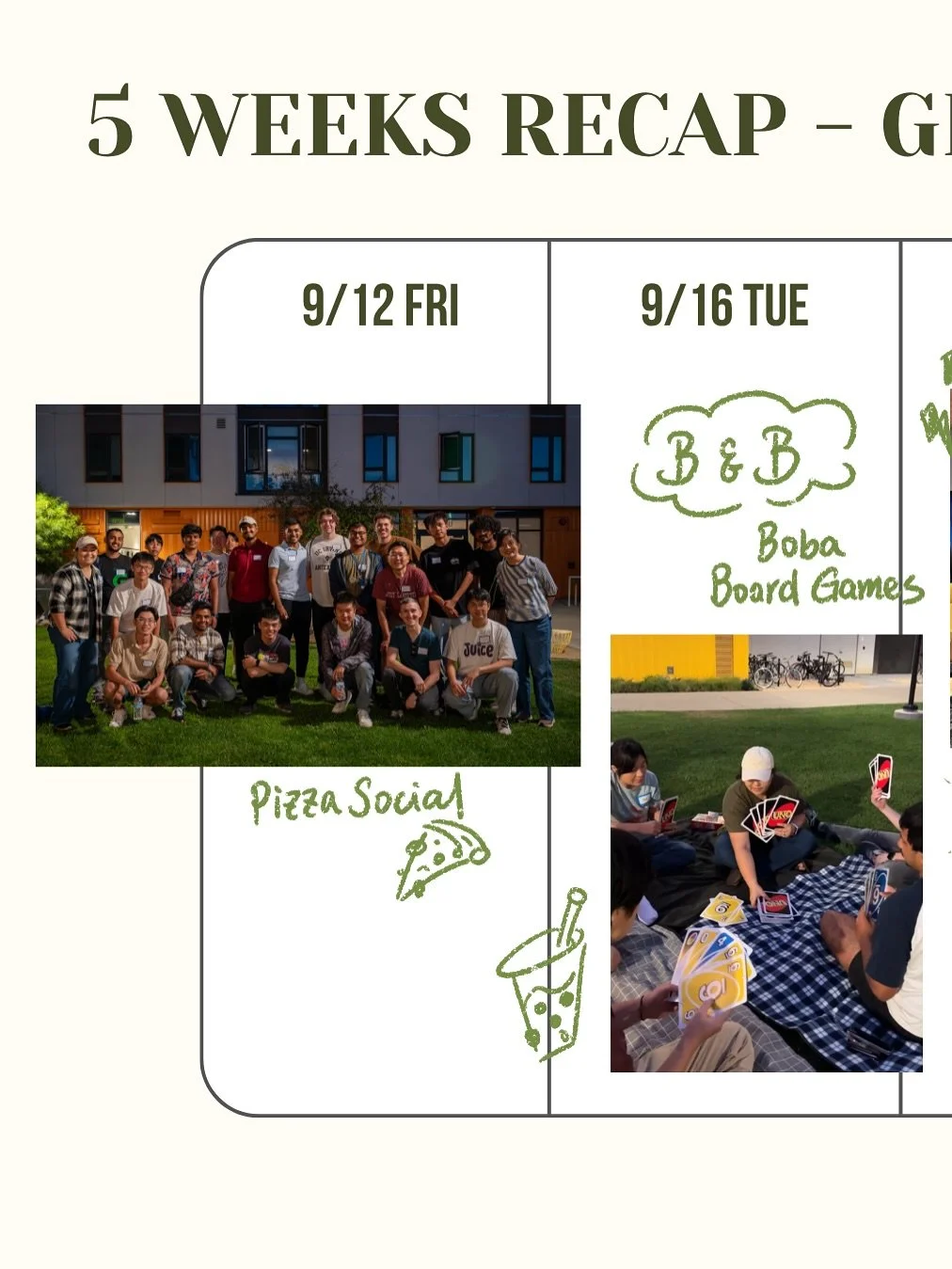 //
&ldquo;From our very first gathering to today! 5 weeks flew by! Here&rsquo;s a glimpse of all the moments that made it special. 

Ready for what&rsquo;s next? 👀&rdquo;

#ucirvine #internationalstudents #recap #isg #escapeboardgame