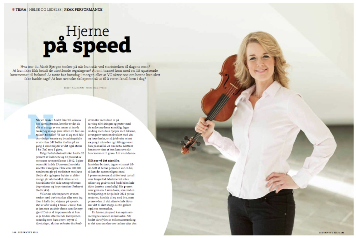 Artikkel i Magasinet Ledernytt
