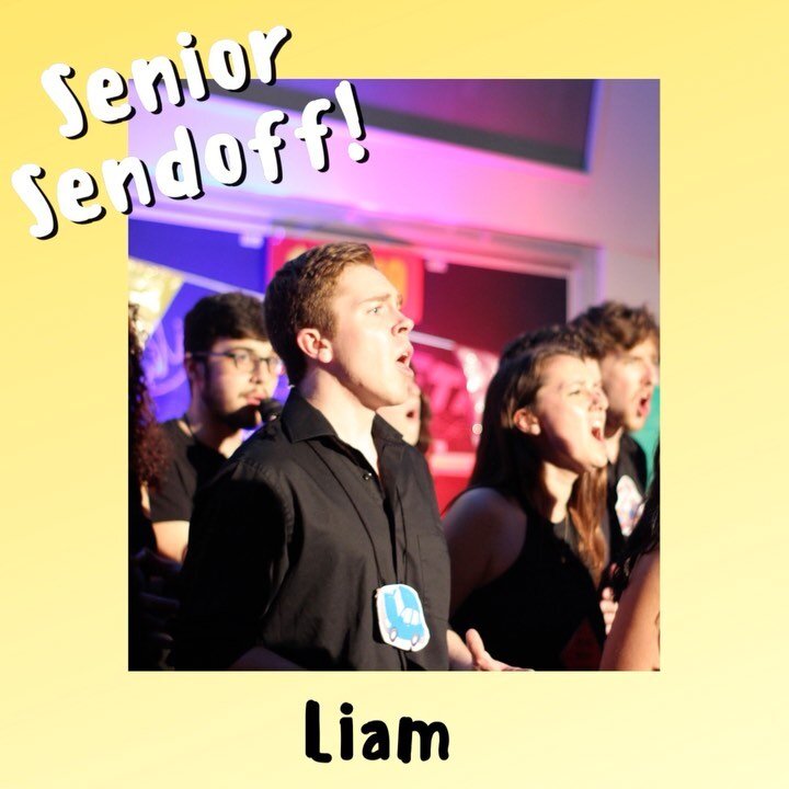 Our next senior sendoff is Liam Coen!🥳🎊✌️Another member of the first NTS newbie class in Fall 2017, Liam served as AMD, Media Manager, Vice President, and President over his 8️⃣ semesters in the group, and he was even the A Cappella Council Preside