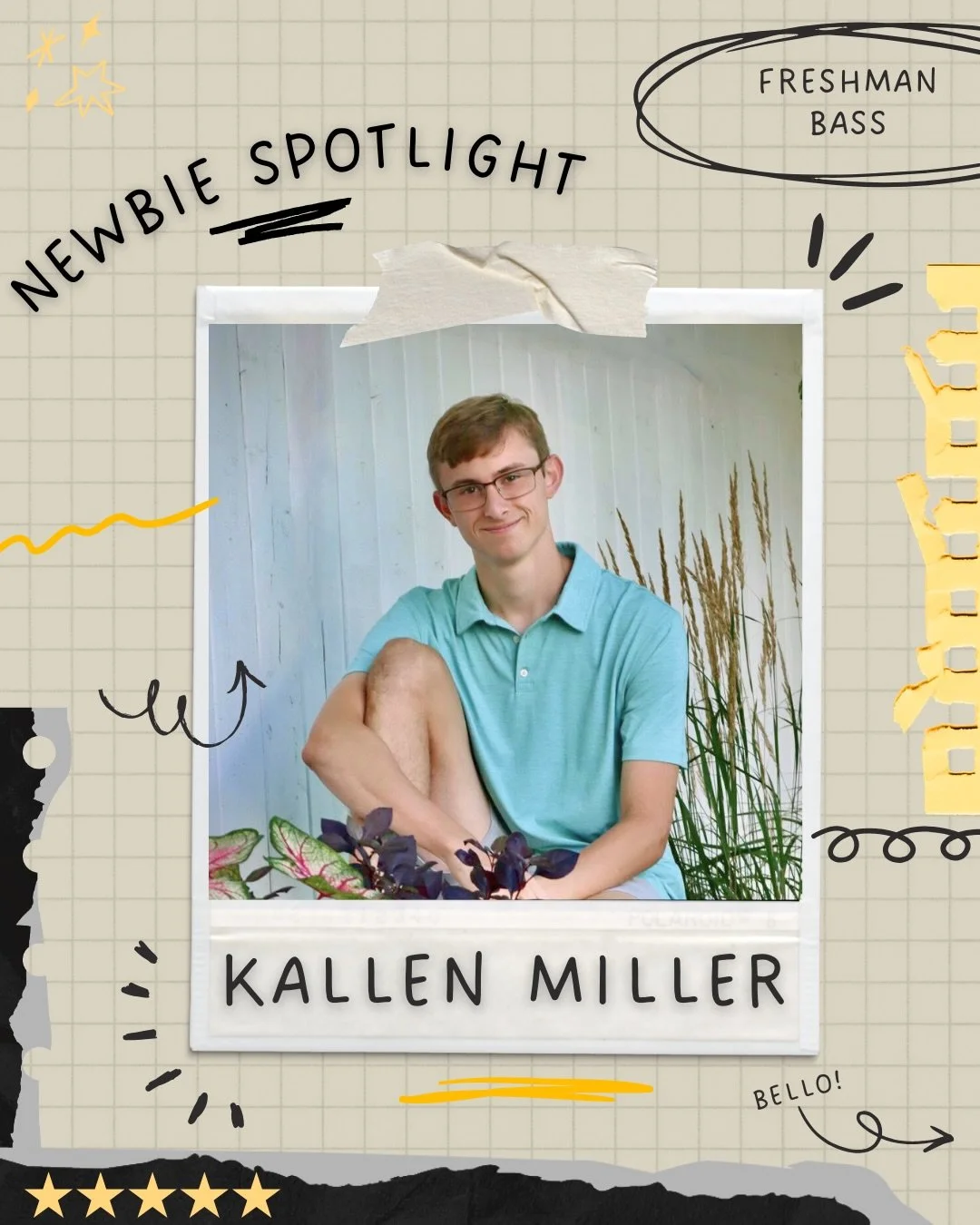 NEWBIE SPOTLIGHT💡

YO-dO-LE-Yo-do-LeE&hellip;. Is that a stray yodel in the distance I hear? No. It can&rsquo;t be&hellip; or can it? It MUST mean our spring 2026 newbie KALLEN IS HERE! 

Unsuspecting Kallen🧍 was walking around lecture hall during 
