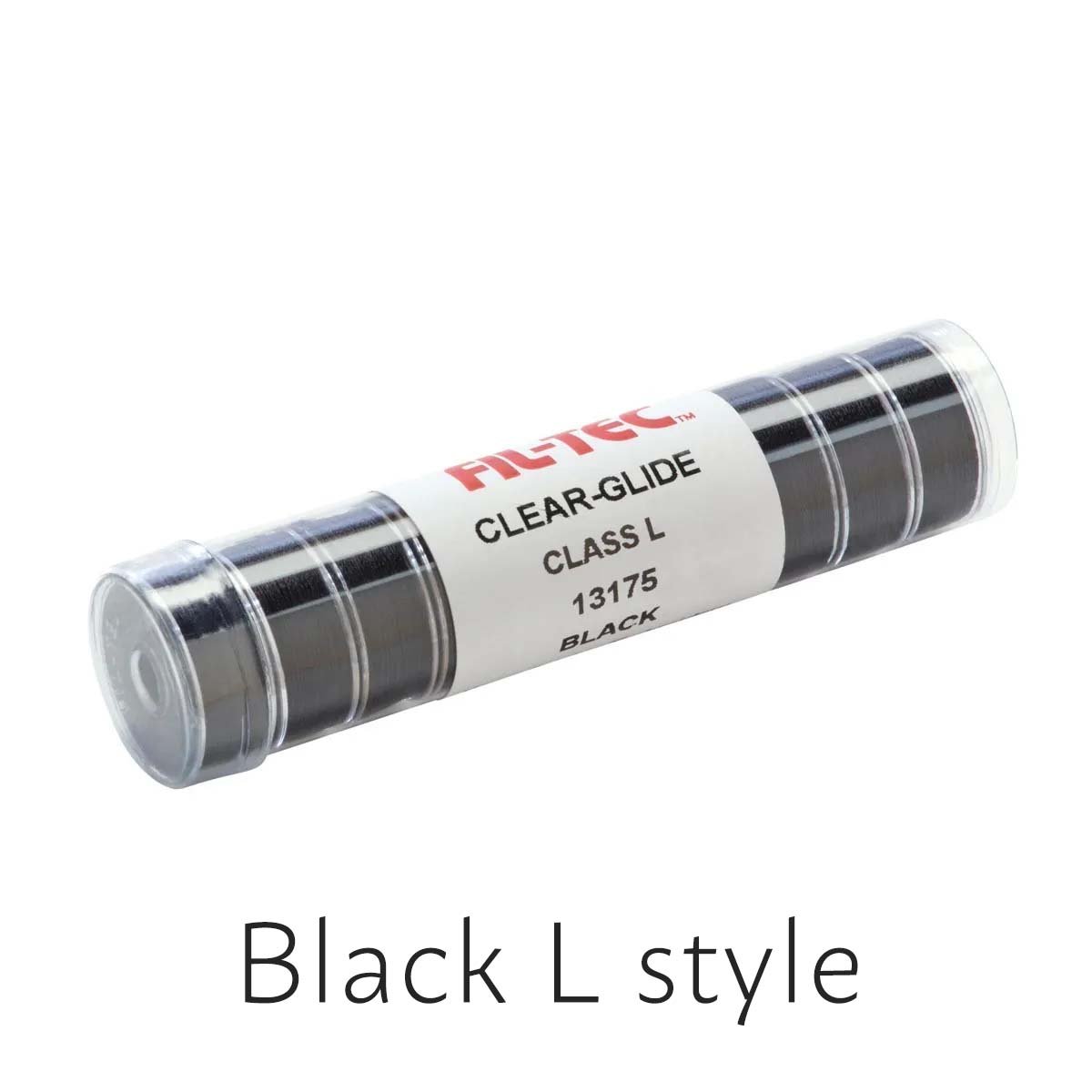 Clear-Glide Domestic L Style Bobbin 60wt Black