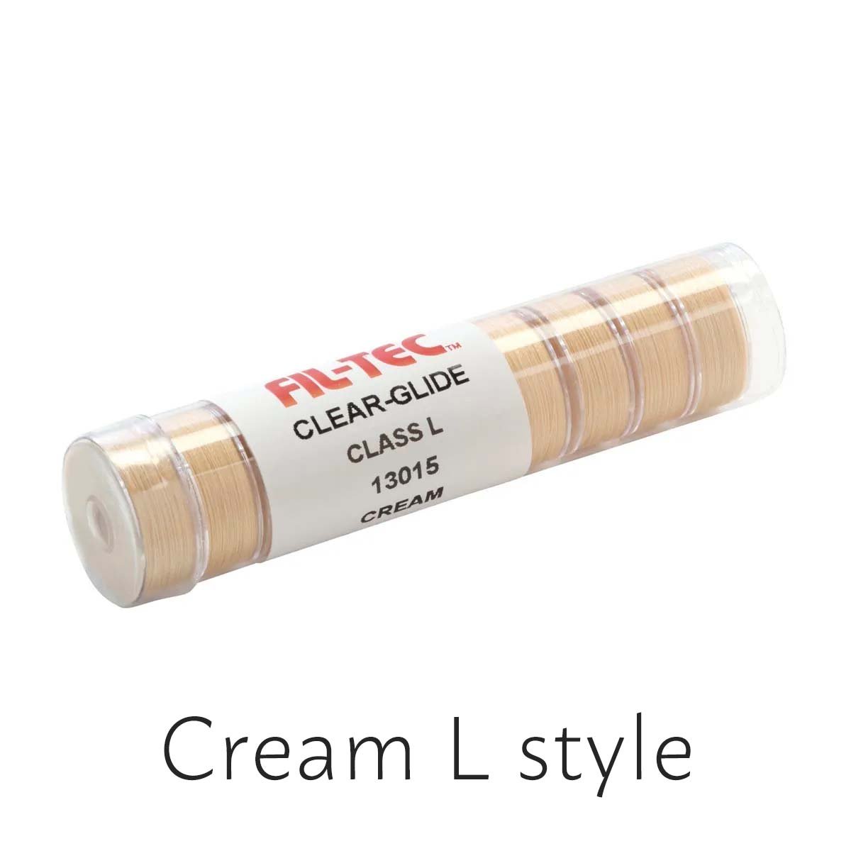 Clear-Glide Domestic L Style Bobbin 60wt Cream