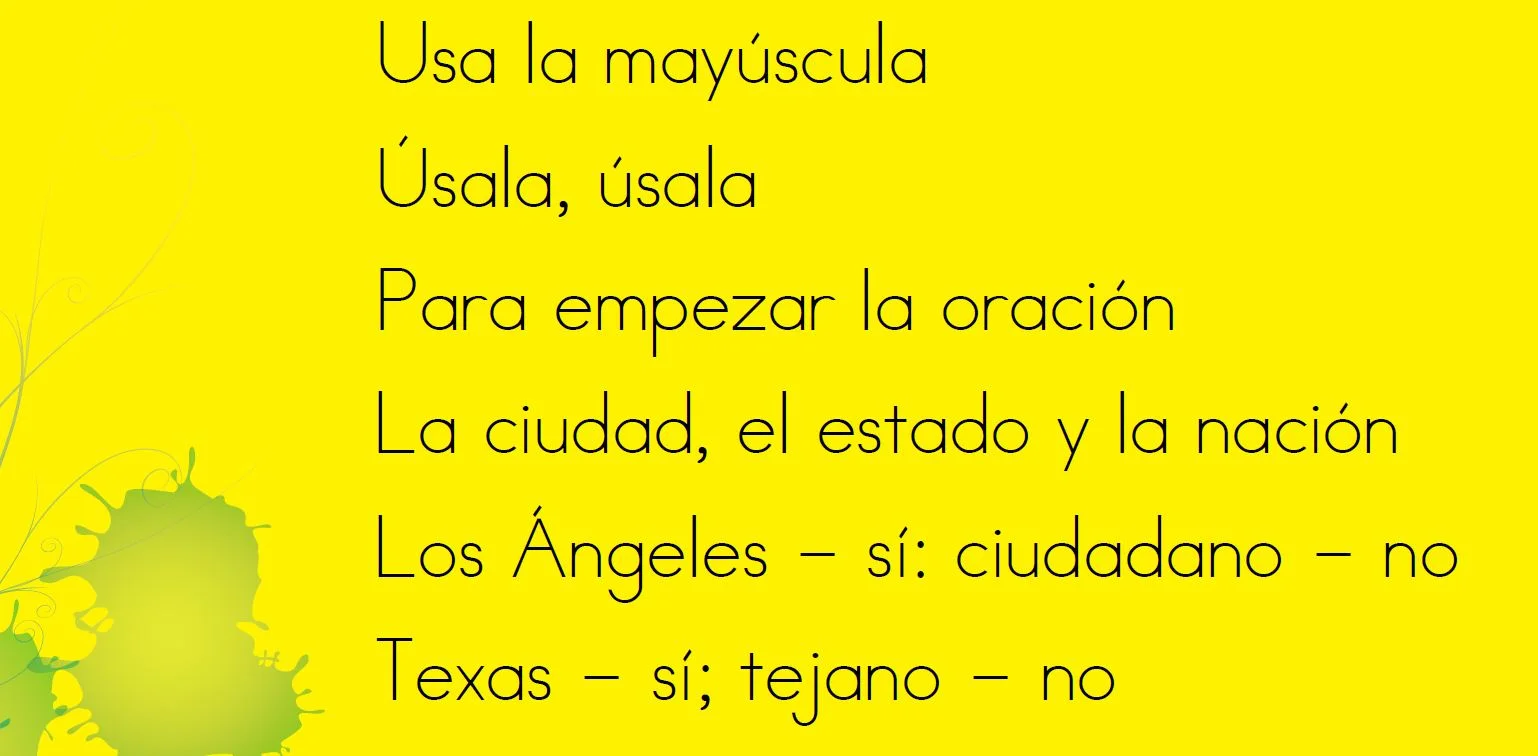 Usa La Mayuscula