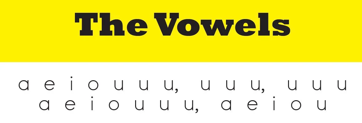 The Vowels