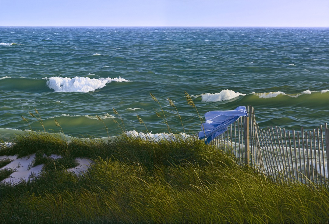 “Fantasy for Wind and Sea” , oil on canvas 34”x 50”