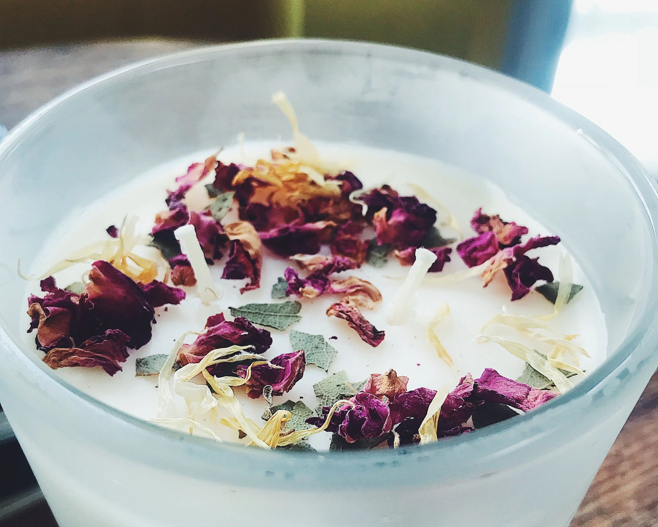 candle magic with herbs by Sabrina Scott