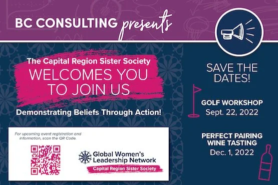 GWLN Capital Region Sister Society Upcoming Event: Dec. 1
