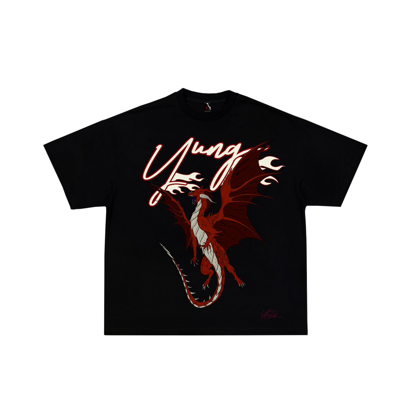 CH VI: Year of the dragon tee (blk)