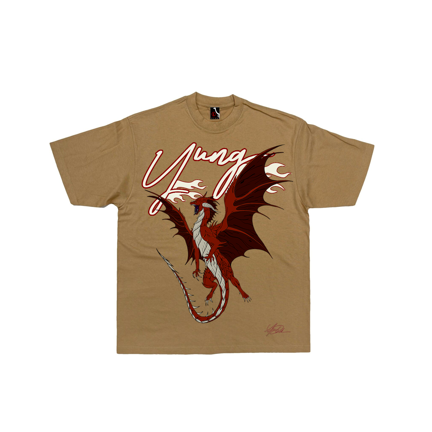 CH VI: Year of the dragon tee (tan)