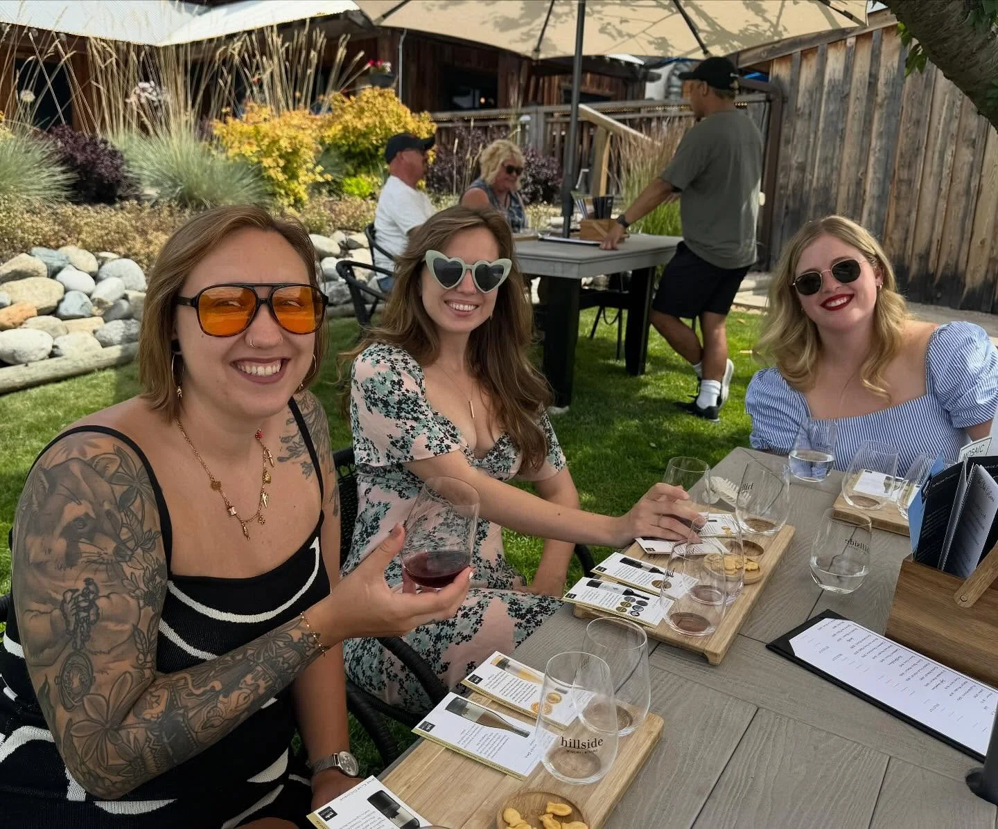 What a fantastic time with these three young ladies! We had some amazing tastings in both Naramata and West Kelowna! (Full disclosure- I actually taught one of these awesome young women when she was in Grade 6!) @hillsidewinery @ciaobellawinery