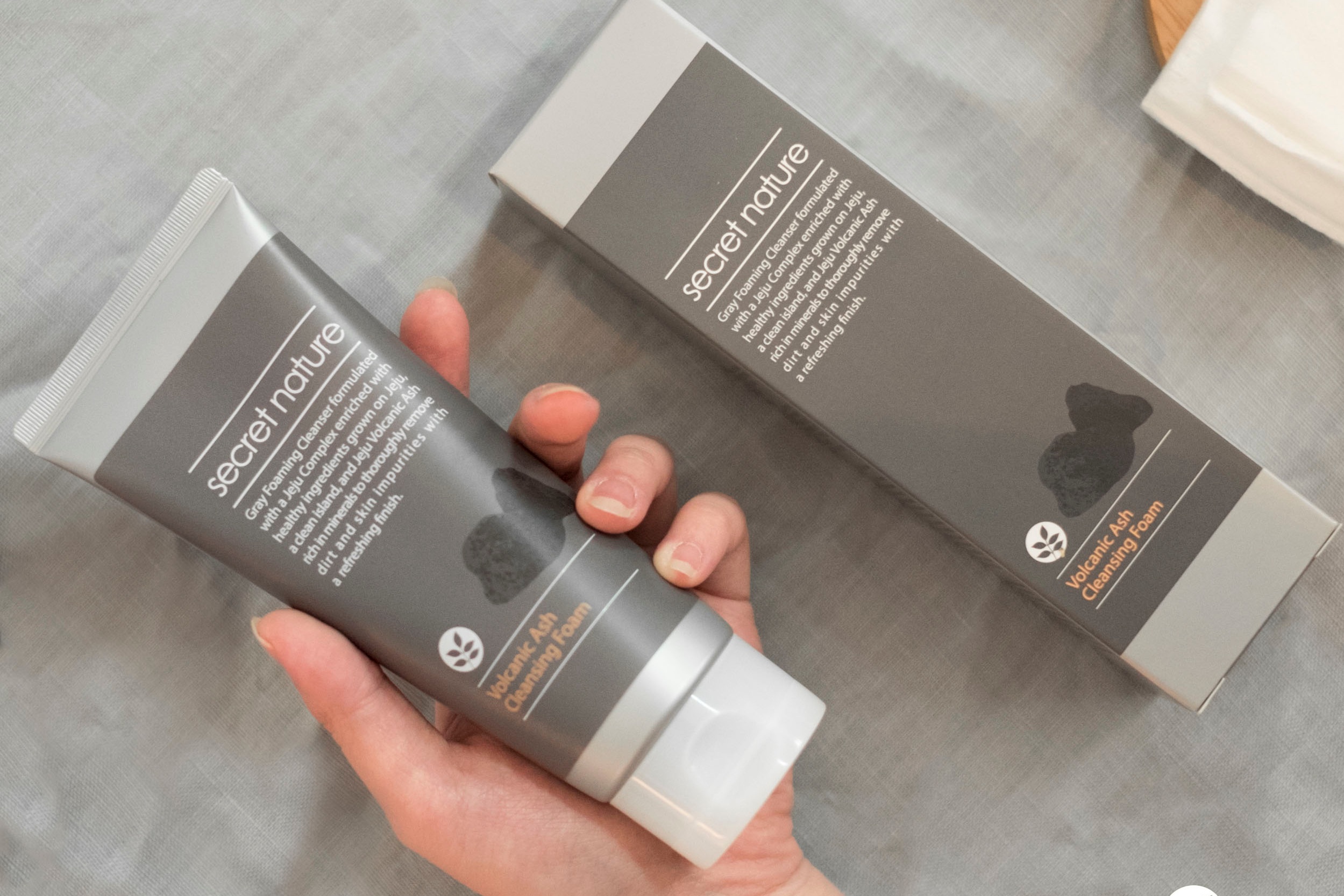 secret nature volcanic ash cleansing foam