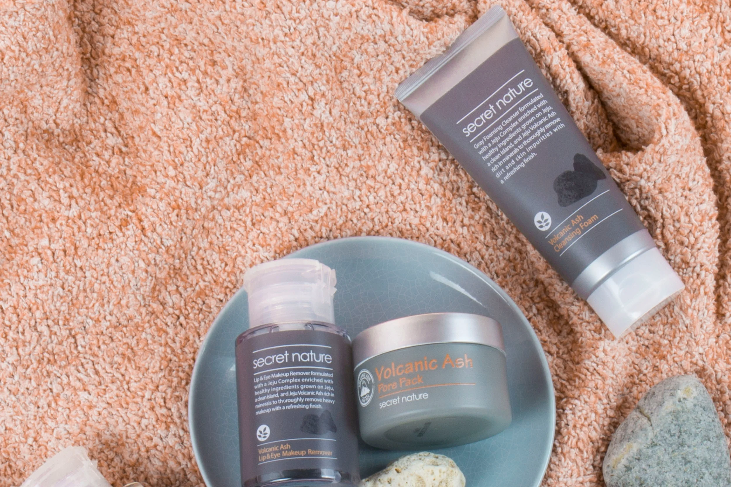 secret nature volcanic ash cleansing foam