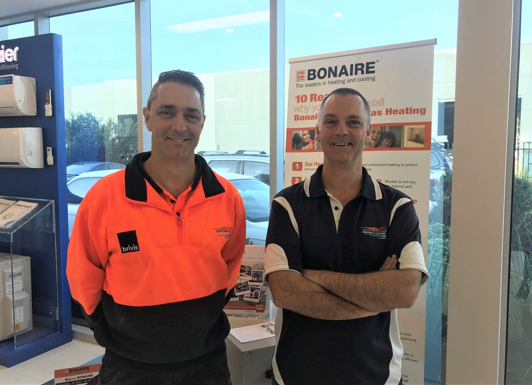 Dean and Glenn Carmody - Founders and Directors of Maroondah Heating &amp; Cooling.