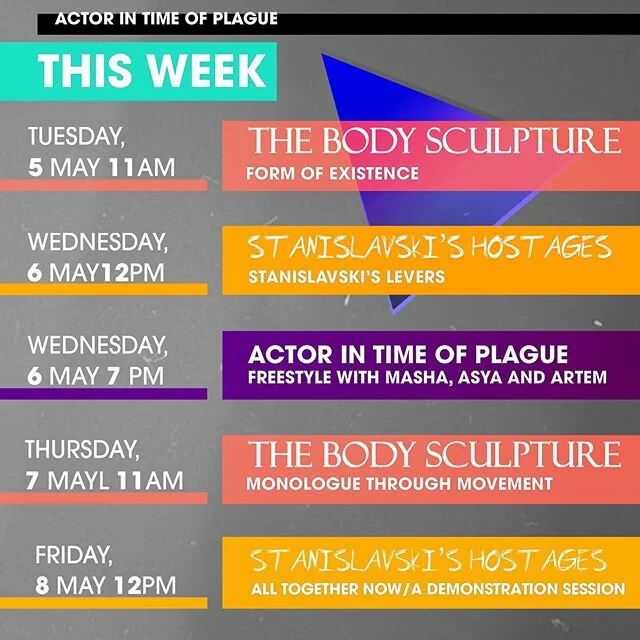 Our final week is upon us! Check out what exciting things we&rsquo;ve got stored for you for week 4! @asya_sosis @maha_klimova @artem_atamanyuk