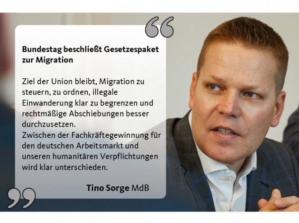 Bundestag beschließt Gesetzespaket zur Migration
