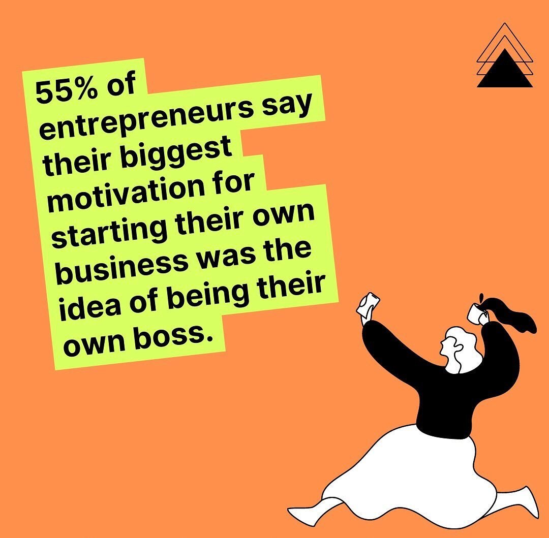 What is your reason for wanting to start your own business? &hellip; for me being my own boss was a massive driver and that seems to be the case for 55% of those starting a business ❤️&zwj;🔥

If you are thinking about starting a business but unsure 