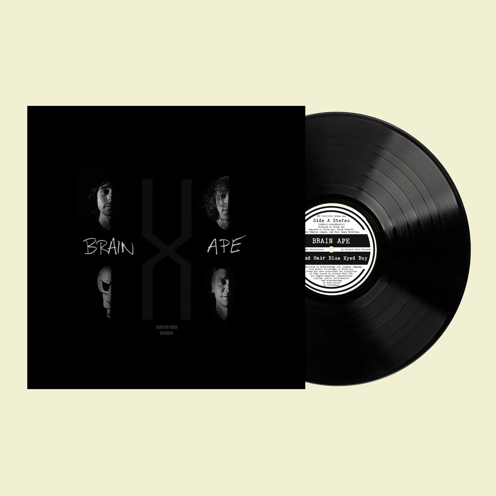 BRAIN APE - BLOND HAIR BLUE EYED BOY