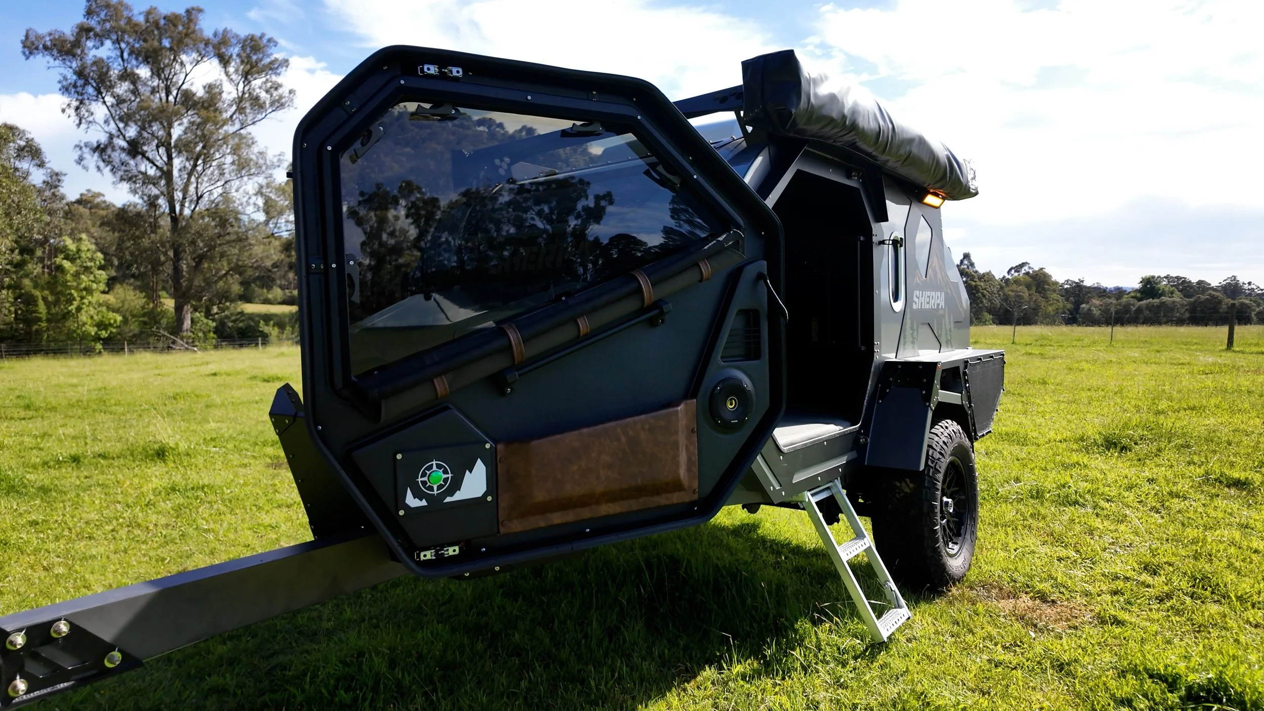 Doors with Opening Windows and Internal Storage Pockets