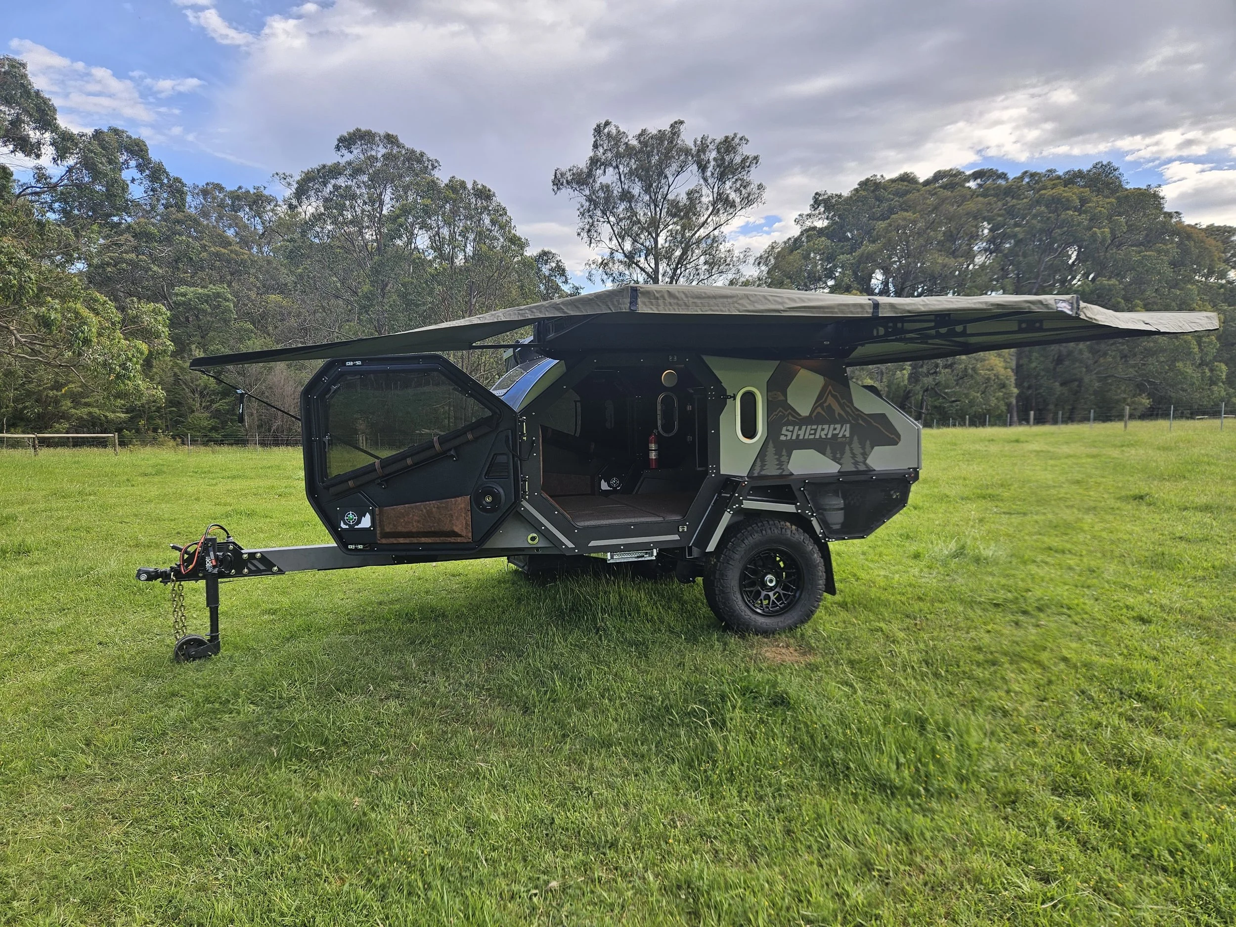 Doors Fully Operable With Awning Extended
