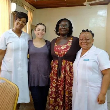 Developing ABC Nursing with the help of Korle-Bu, Ghana.