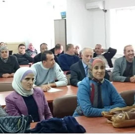 Burn care training in Ramallah