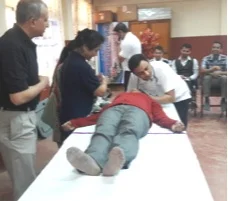 Training in rural Nepal