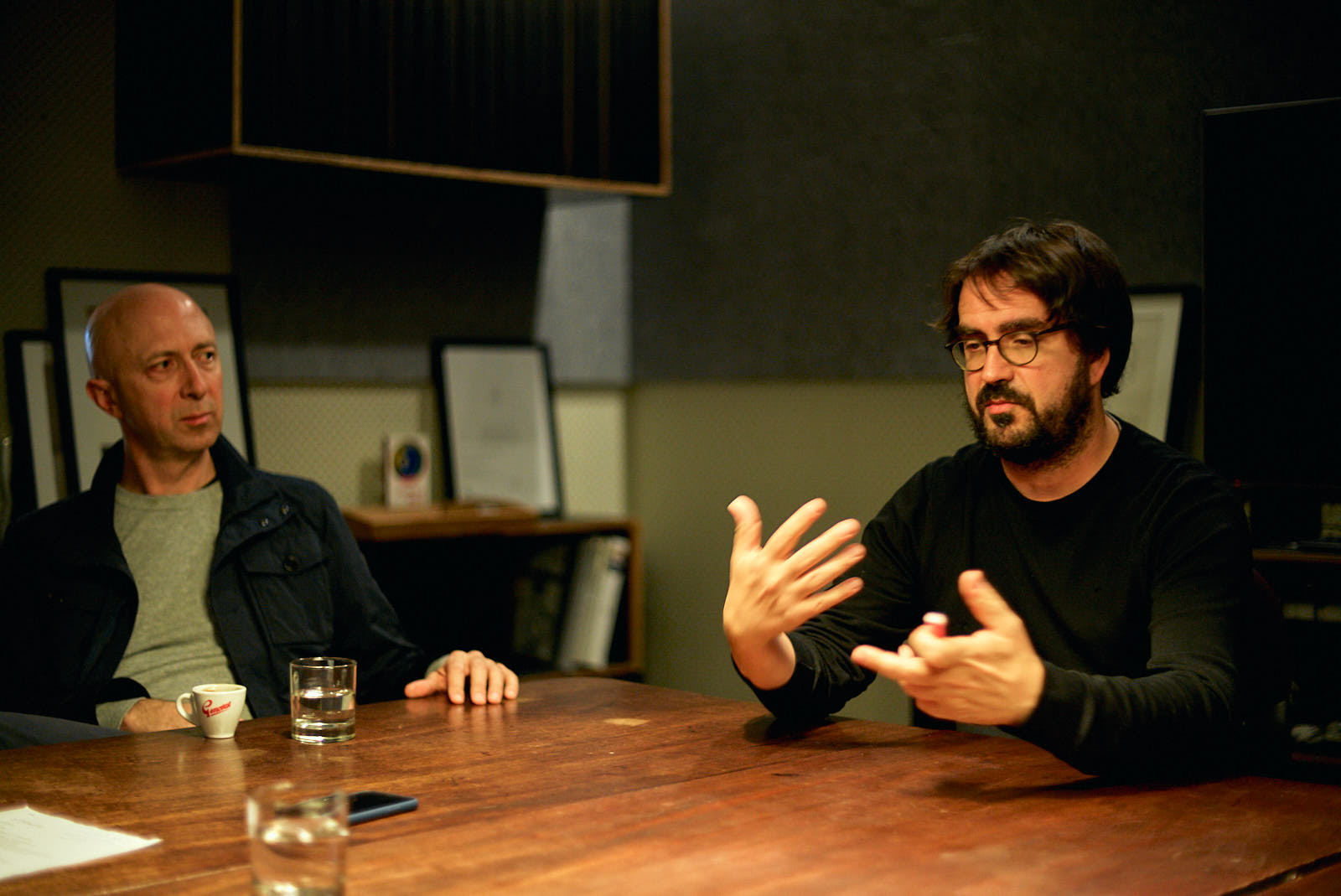  Director James Legge (left) and project lead Horaci Sanchez (right) 