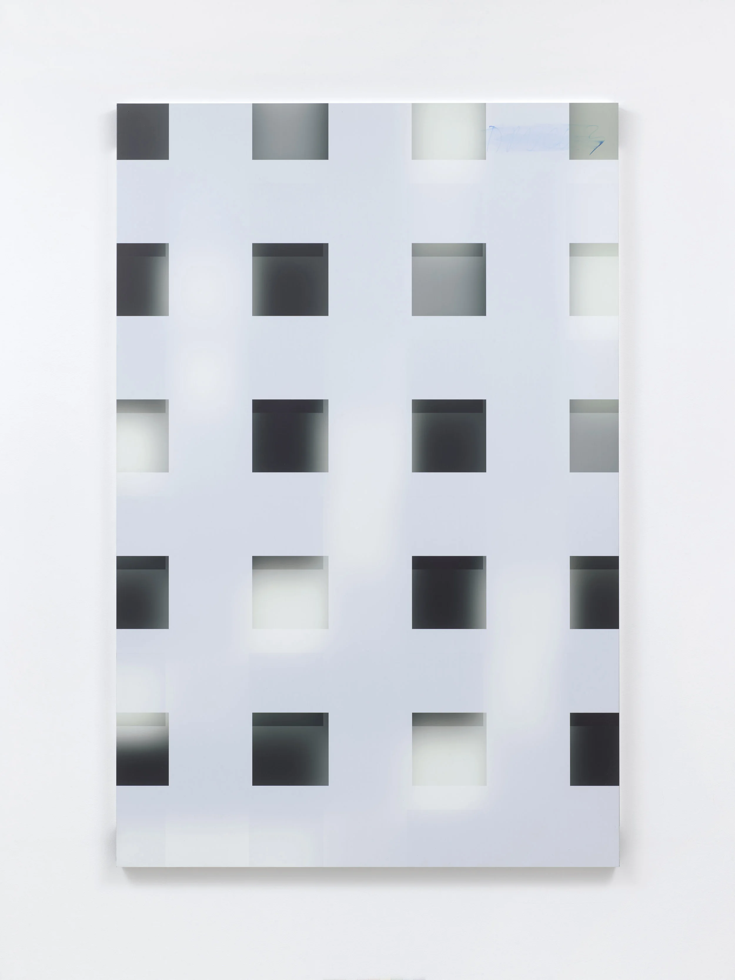  Nikola Ukic Net 2019 UV print ink, aluminium panel, aluminium profiles, permanent marker 150 x 100 x 3,3 cm 