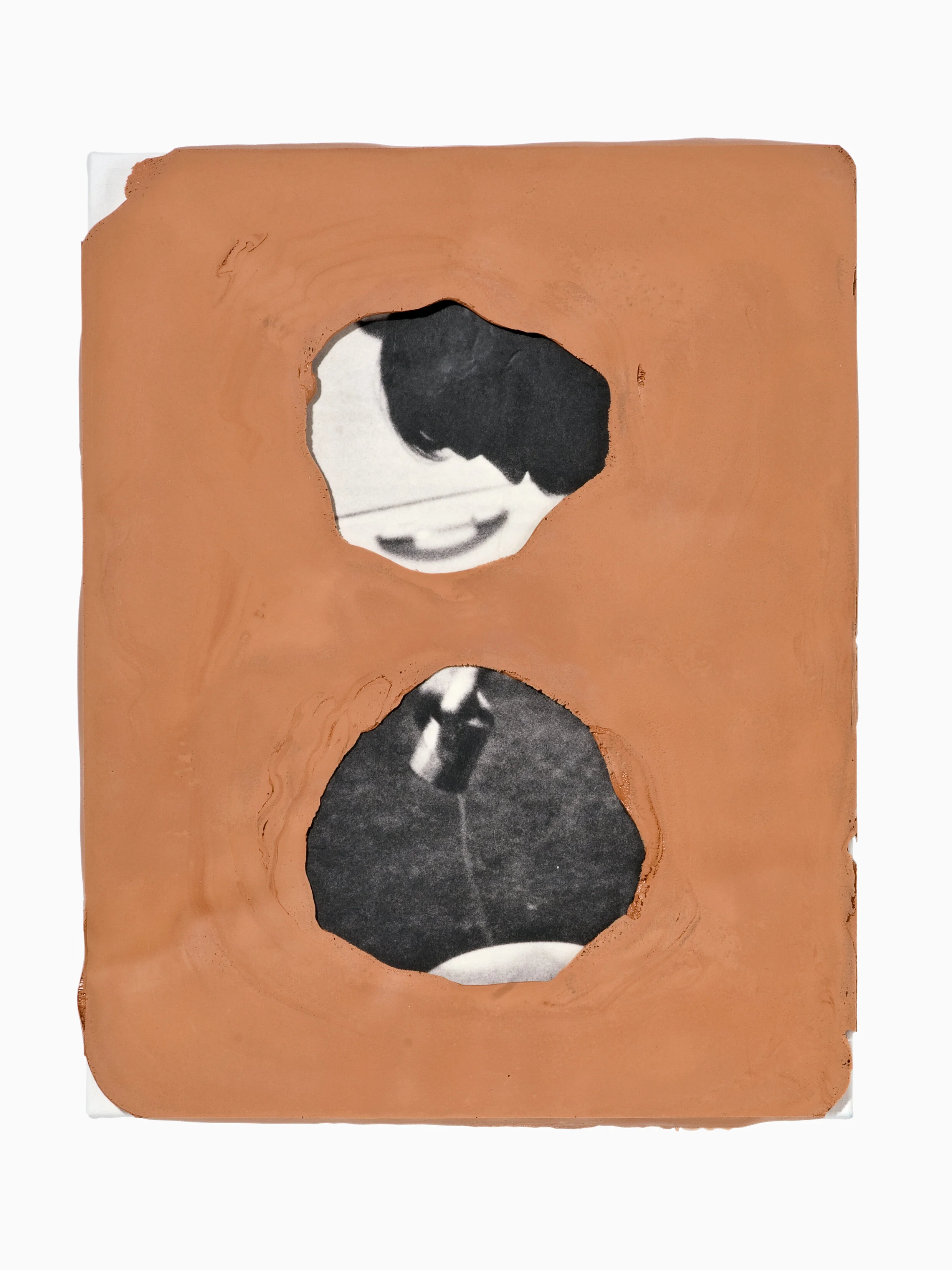 Nikola Ukic A half liter of L. Weiner (Expanded Fields) 2013 elastic polyurethane, pigment, UV print transfer on canvas 49,5 x 39,5 x 3,5 cm