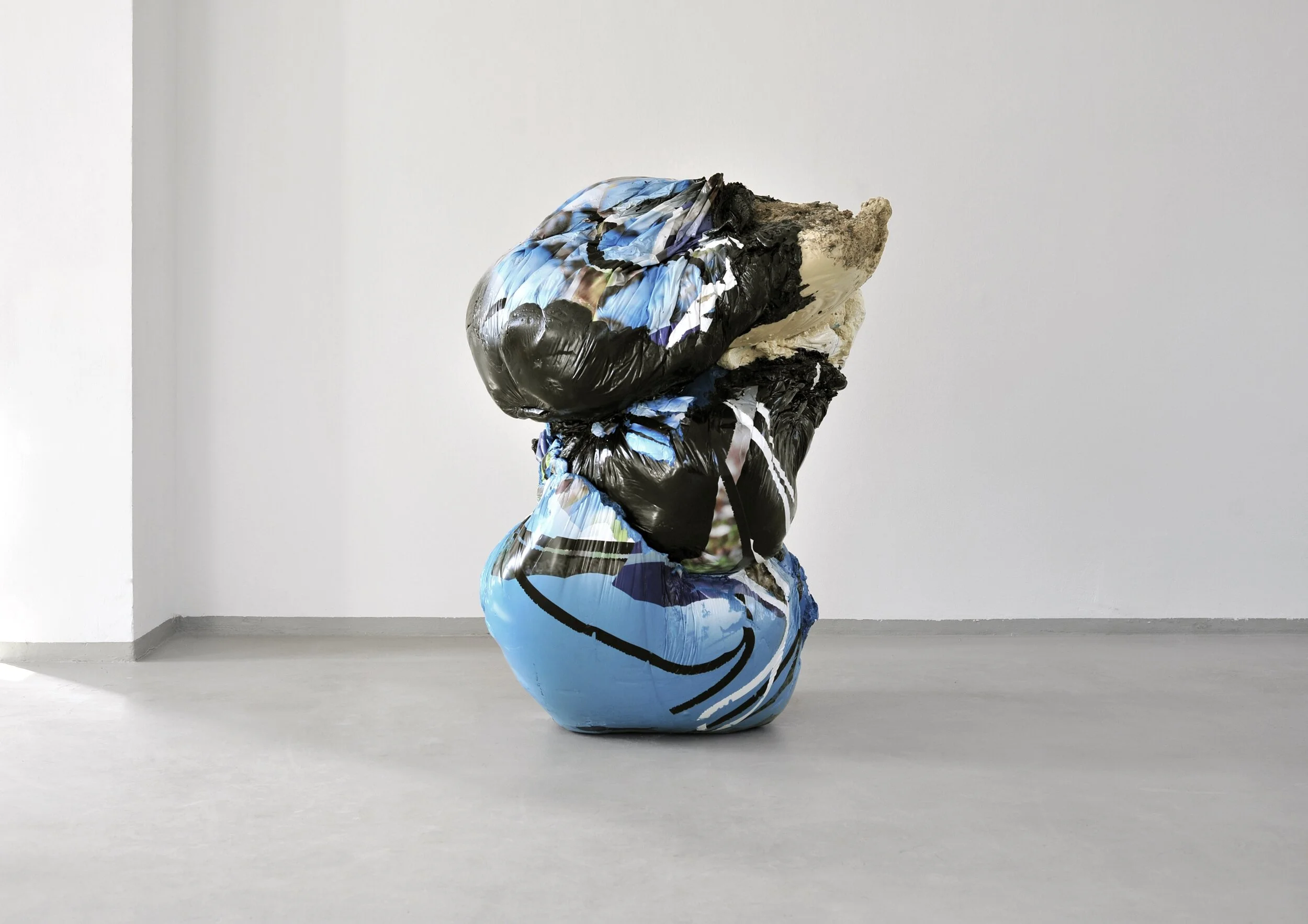 Nikola Ukic untitled 2015 polyurethane, pigment, soil, UV Print 120 x 140 x 140 cm