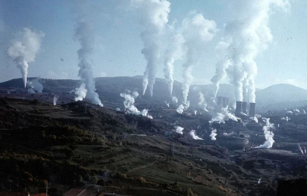 The Geothermal Plant in Larderello, Tuscany